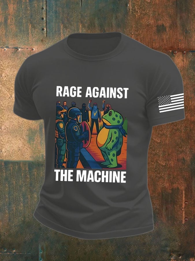 Men's FDT Resistance Frog Print T-shirt