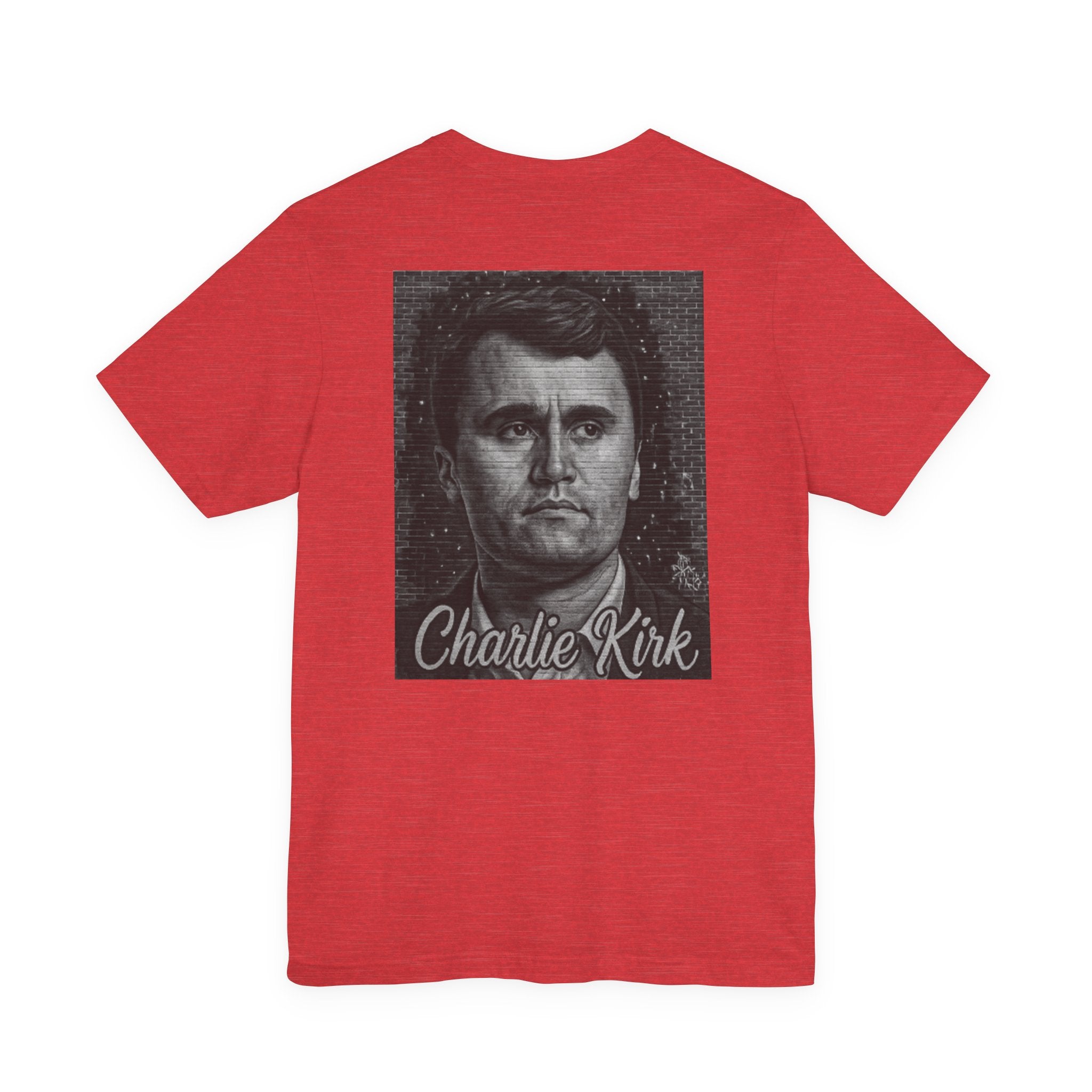 Charlie Kirk Memorial Mural Back Tee