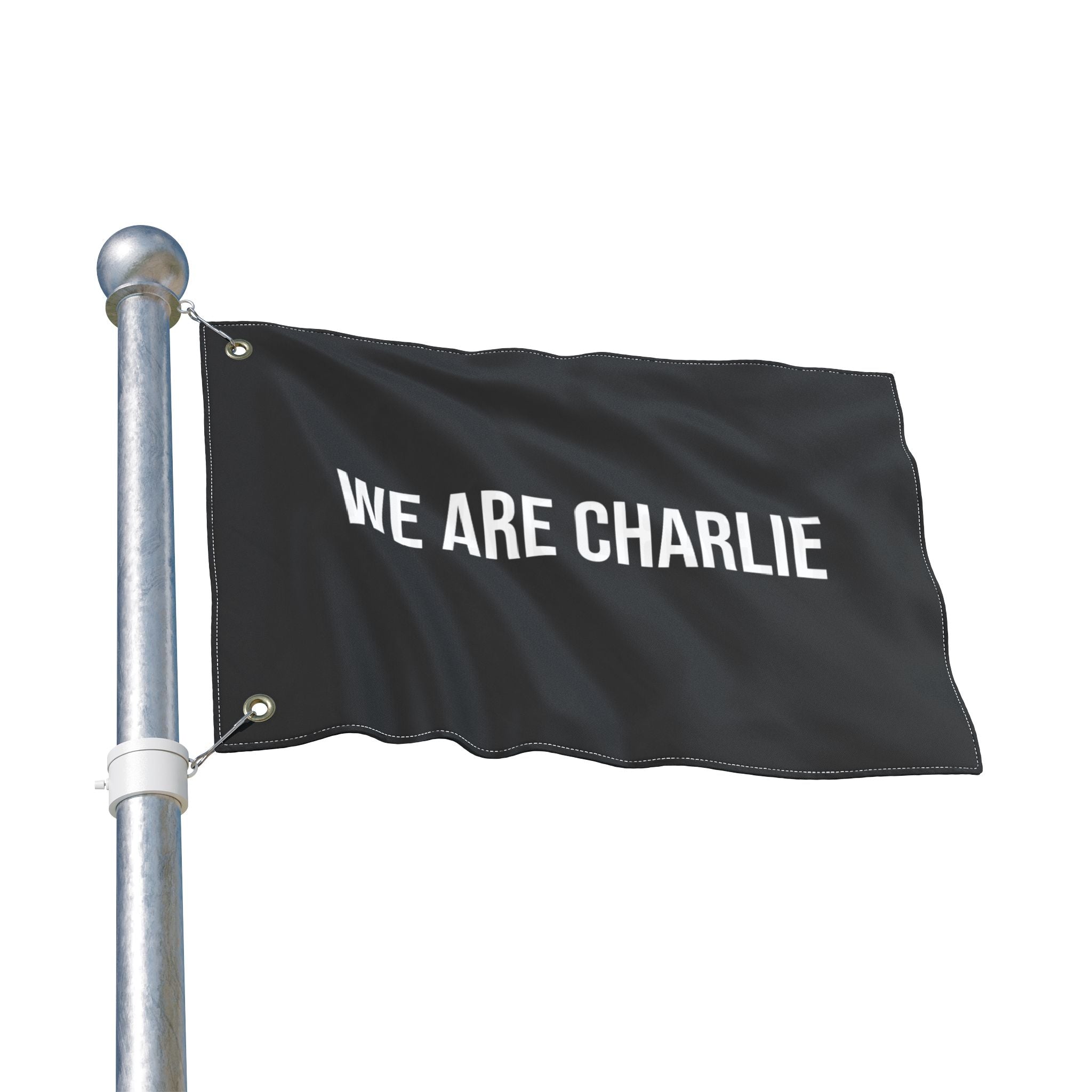 Double Sided Flag WE ARE CHARLIE