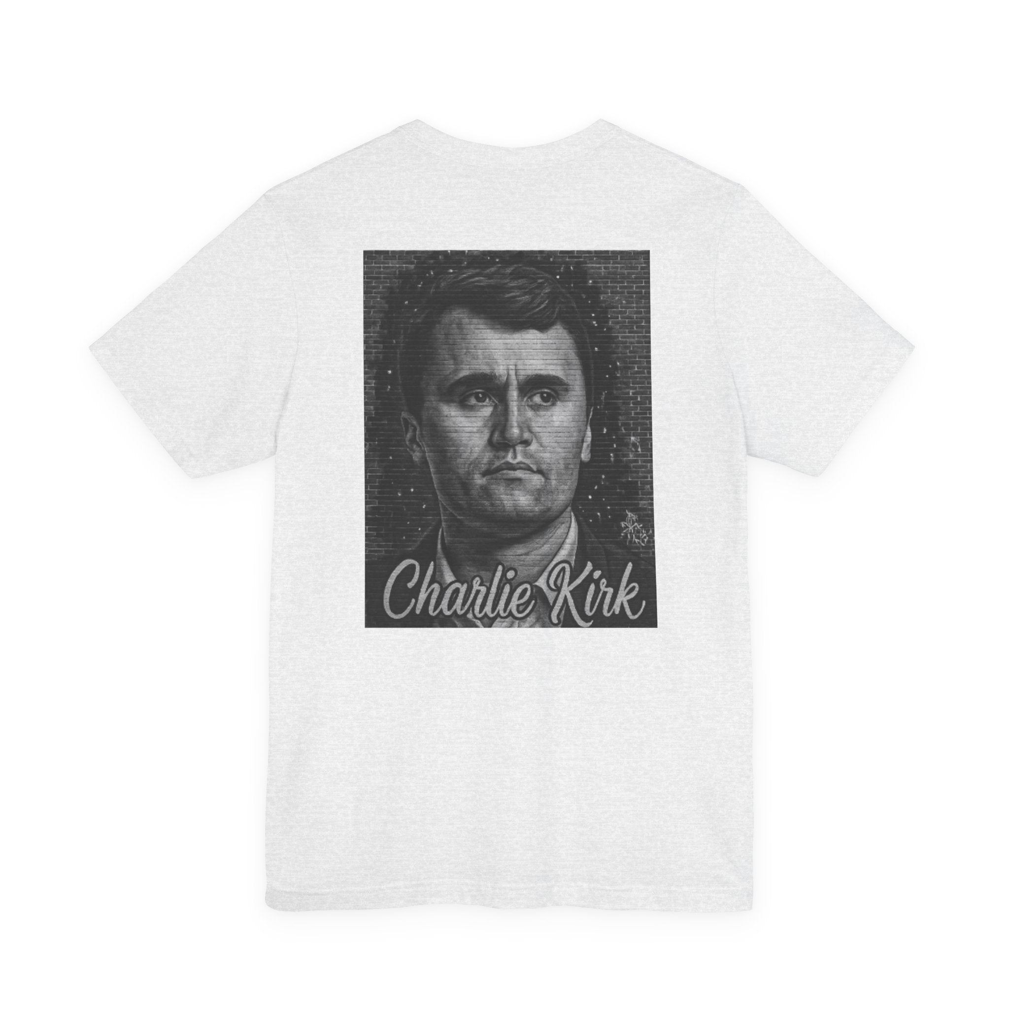 Charlie Kirk Memorial Mural Back Tee