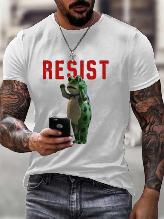 Resist Portland Frog Stand With Frog Digital Protest Shirt