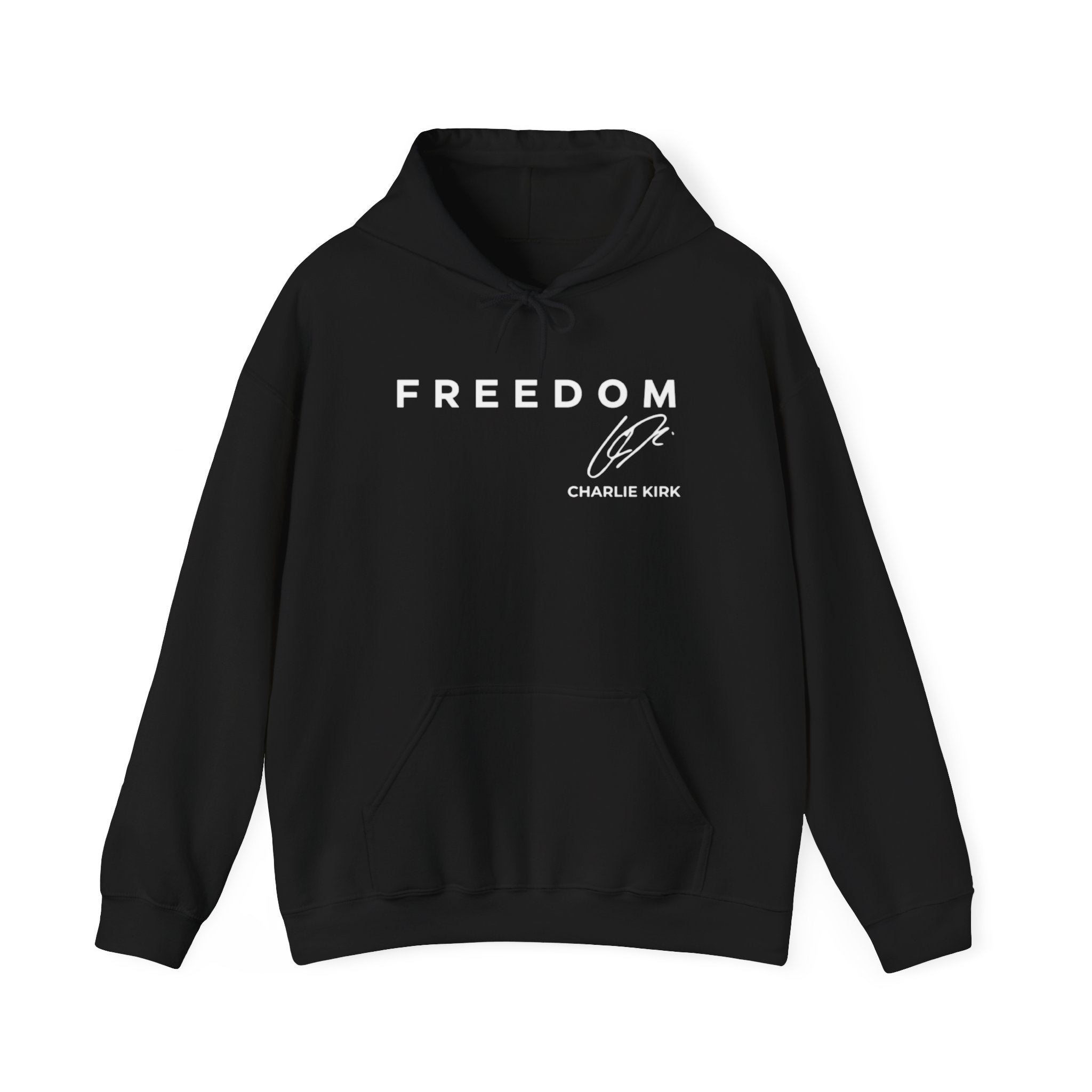 FREEDOM Charlie Kirk Hoodie (Signature)
