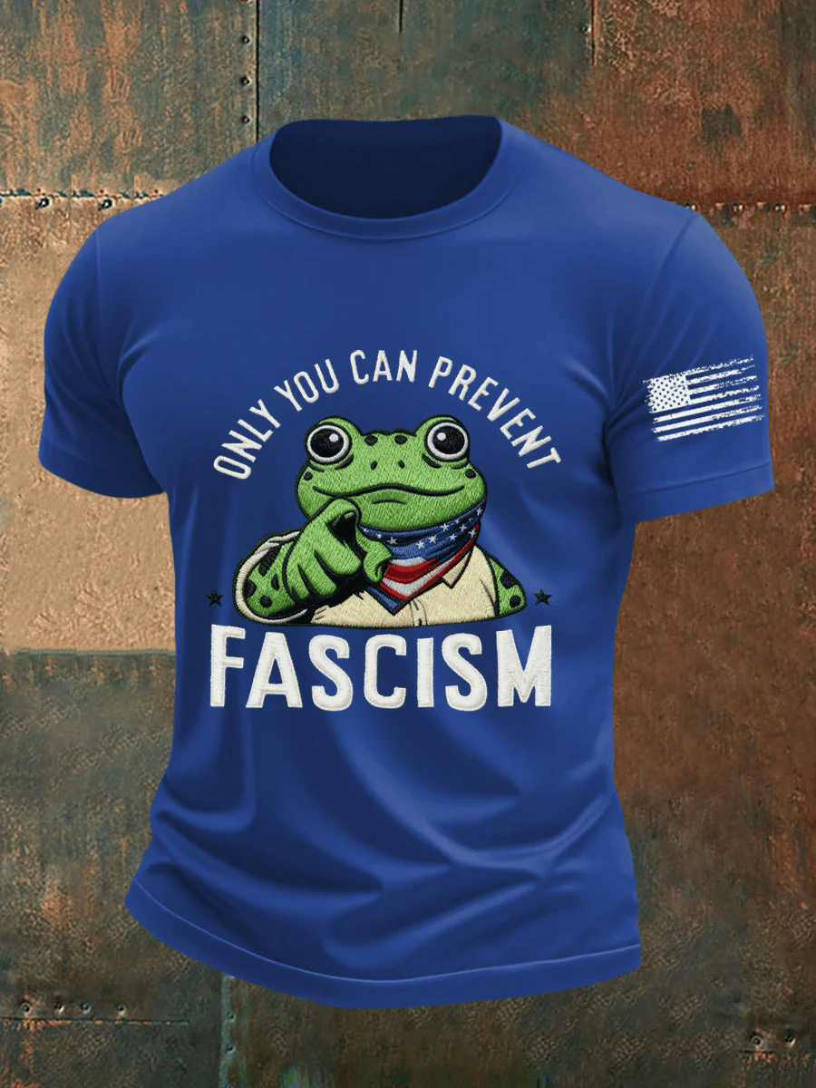 Men's Only You Can Prevent Fascism  Print short-sleeved T-shirt