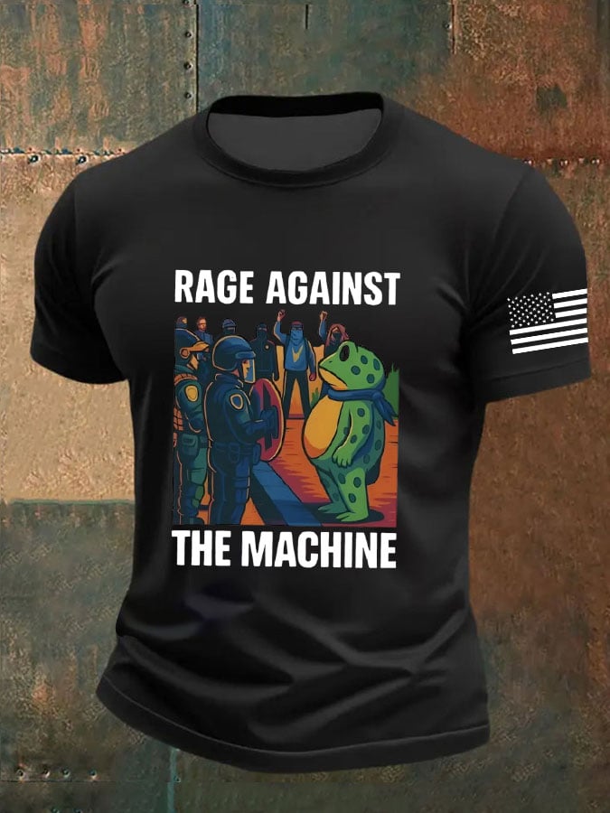 Men's FDT Resistance Frog Print T-shirt