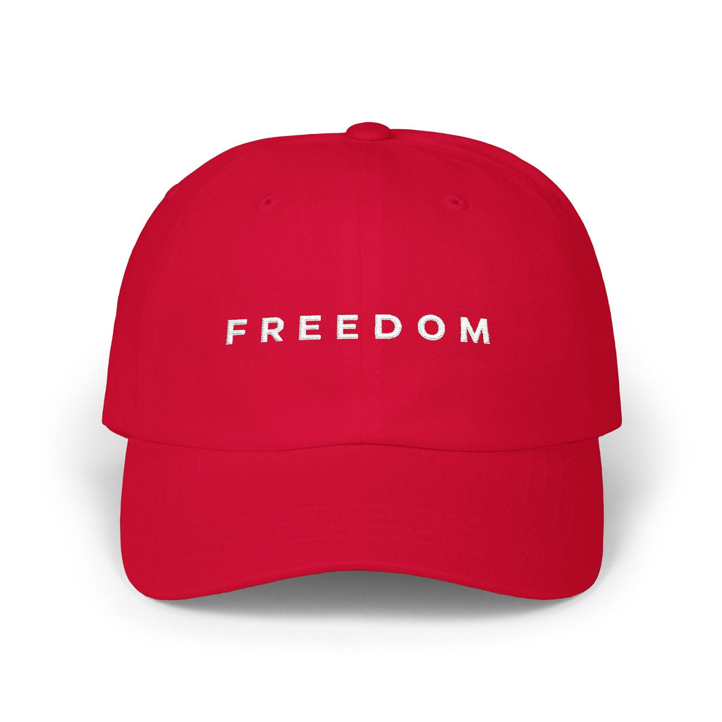 Charlie Kirk FREEDOM Hat in Red - Tribute Collection