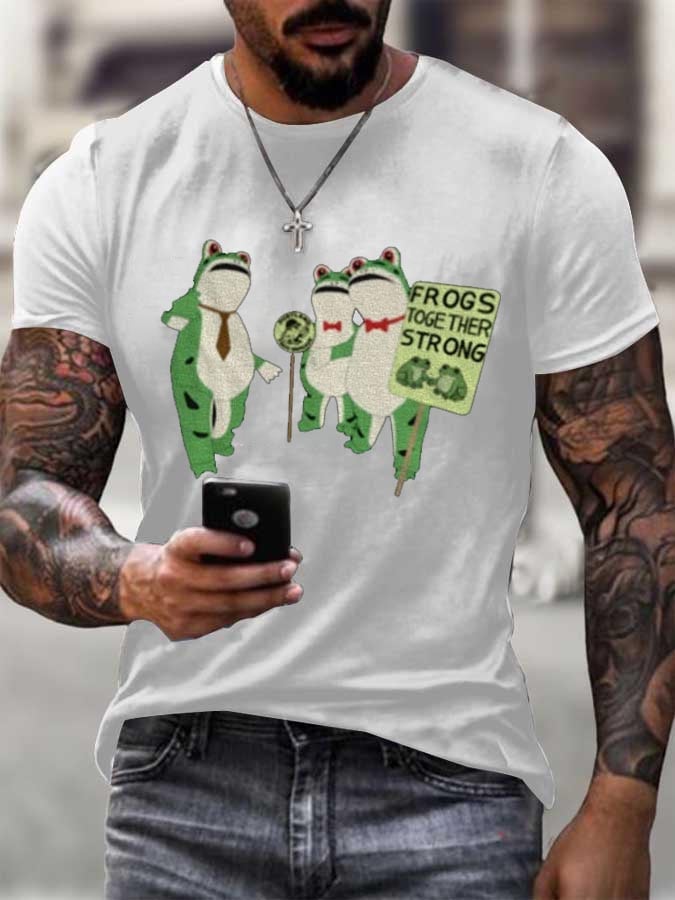 Resist Portland Frog Stand With Frog Digital Protest Shirt