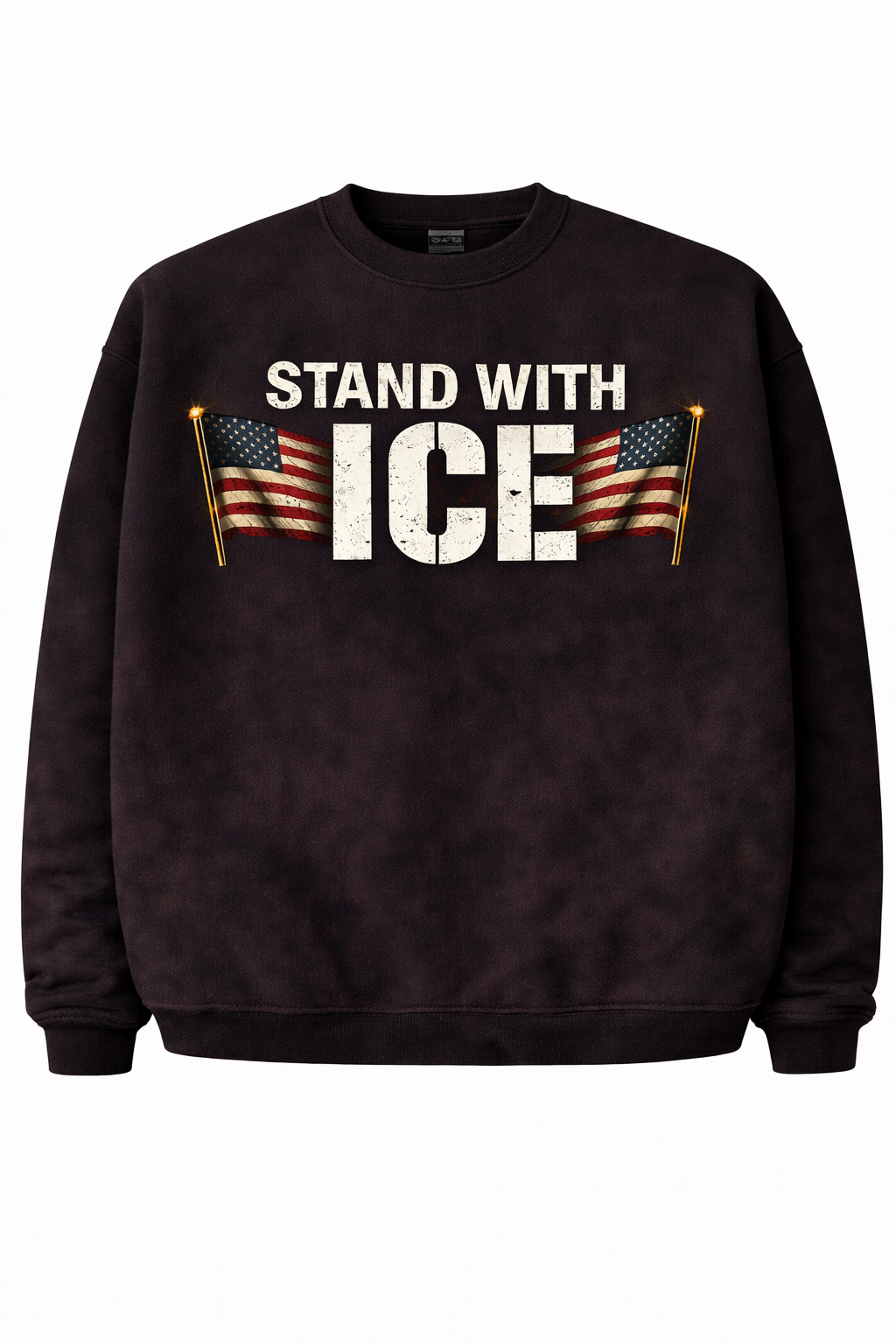 By purchasing this relaxed-fit sweatshirt, you'll be supporting the "Fight for Ice" I.C.E. series; this sweatshirt features a printed design.