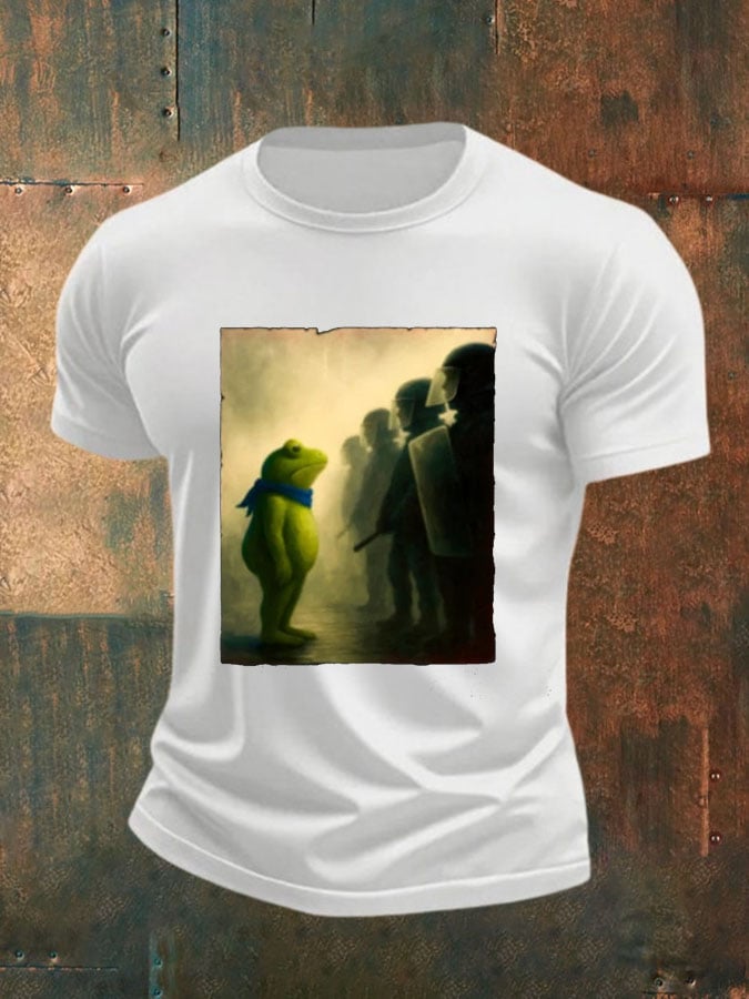 Men's Rejecting Kings Since 1776 Print Casual T-Shirt