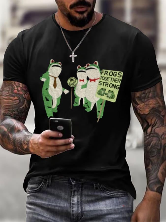 Resist Portland Frog Stand With Frog Digital Protest Shirt