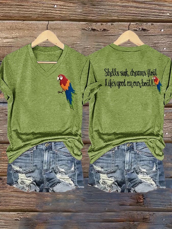 Women's Jimmy Buffett Day short-sleeved T-shirt