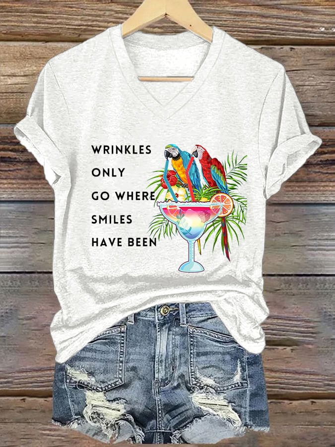 Women's Jimmy Buffett Day Iron On Short Sleeve T-Shirt