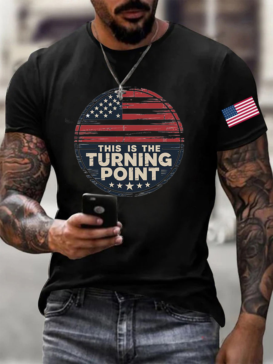 Men's This Is The Turning Point Printed T-shirt