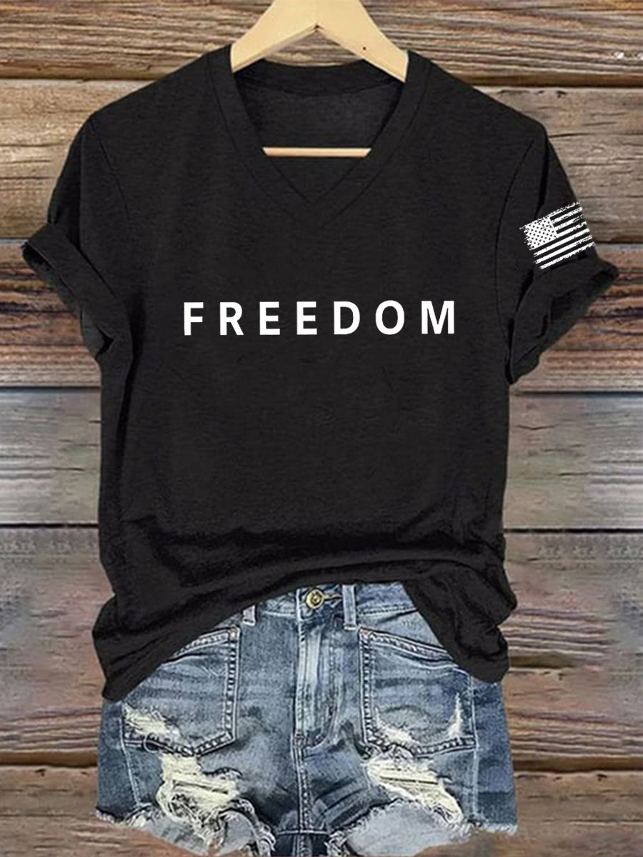 Women's Freedom Is Not Free R.I.P Charlie Kirk Short Sleeve T-shirt