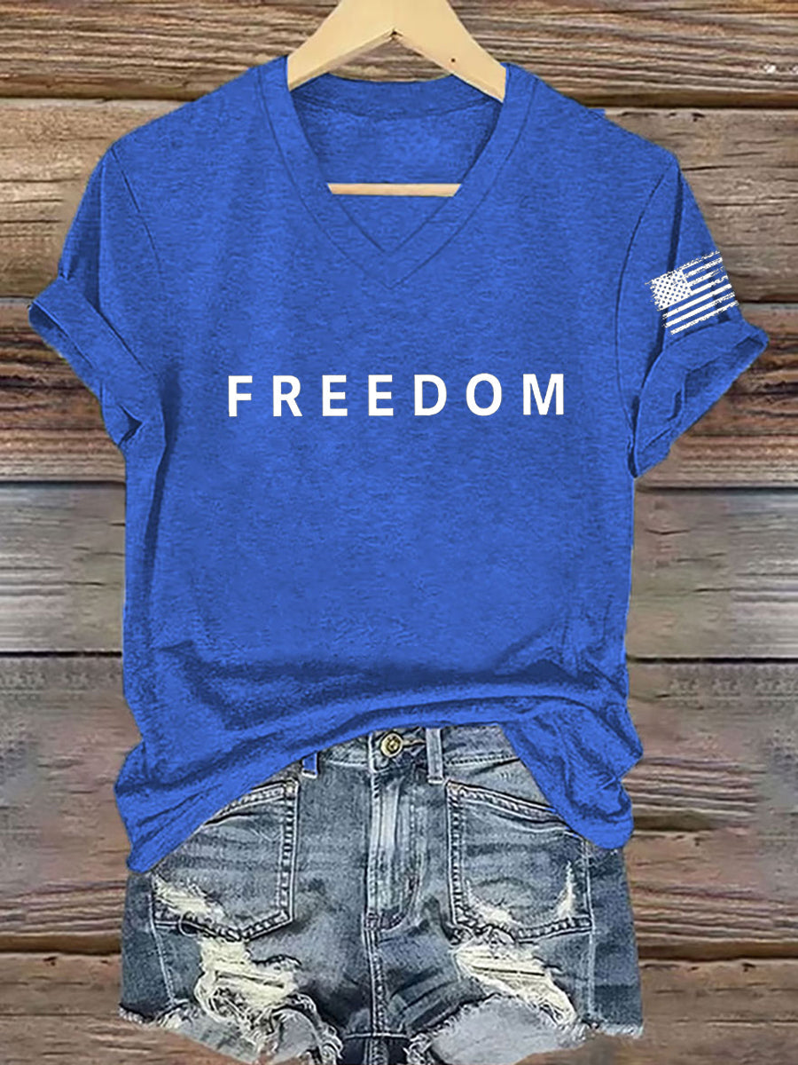 Women's Freedom Is Not Free R.I.P Charlie Kirk Short Sleeve T-shirt