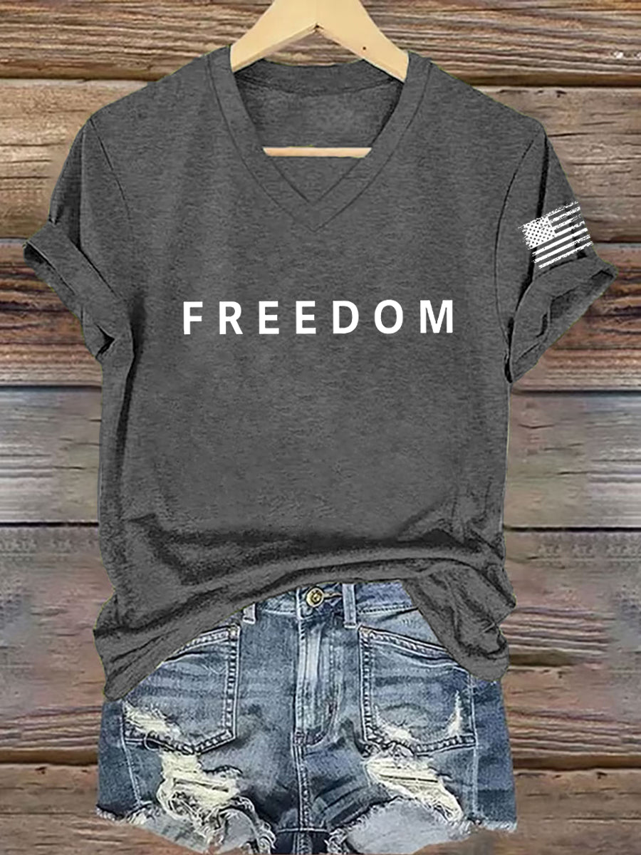 Women's Freedom Is Not Free R.I.P Charlie Kirk Short Sleeve T-shirt