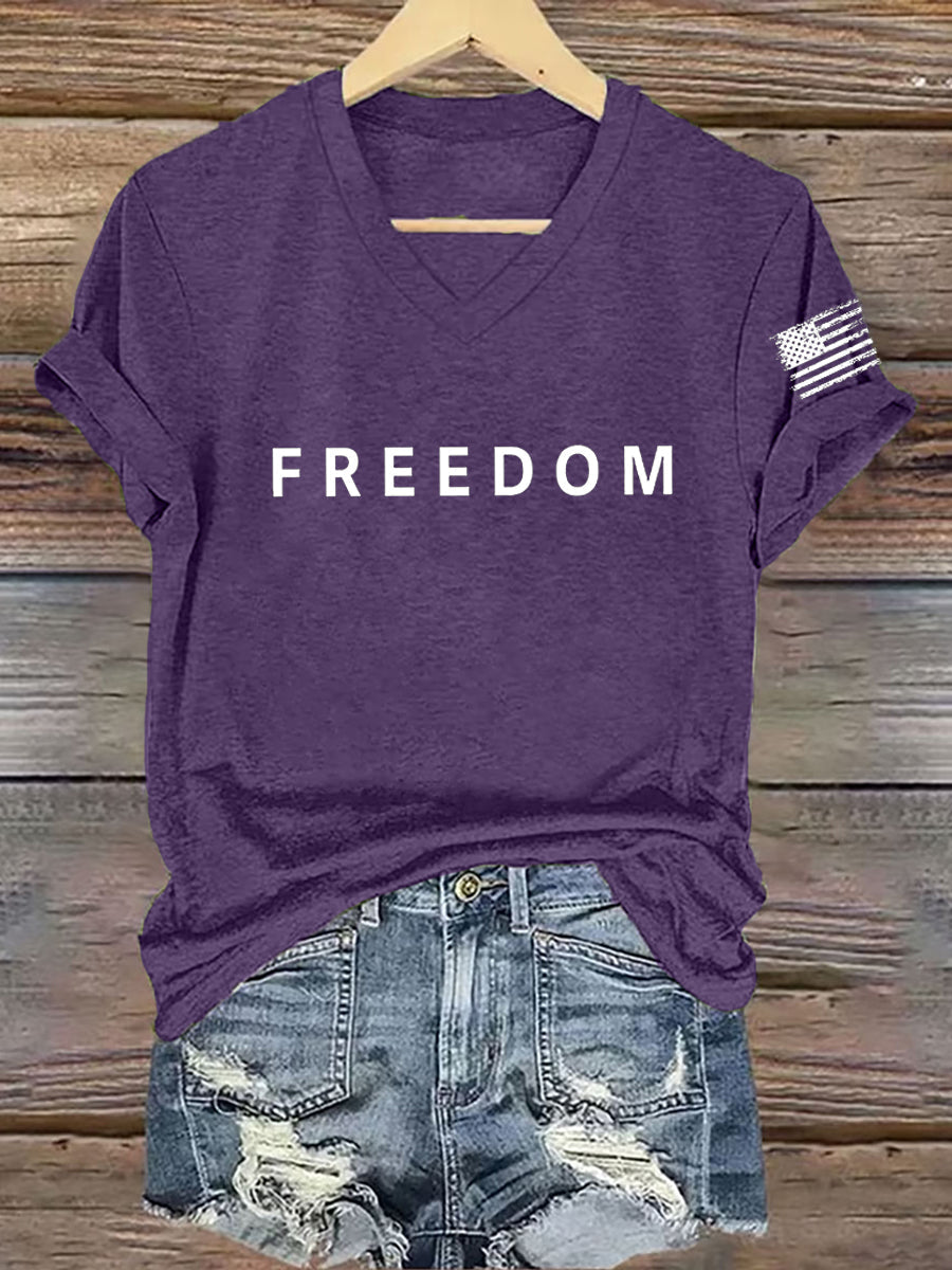 Women's Freedom Is Not Free R.I.P Charlie Kirk Short Sleeve T-shirt