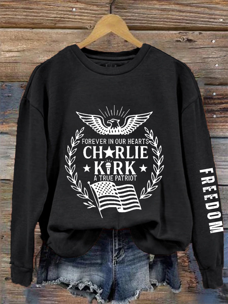 Women's Freedom Is Not Free R.I.P Charlie Kirk Sweatshirt