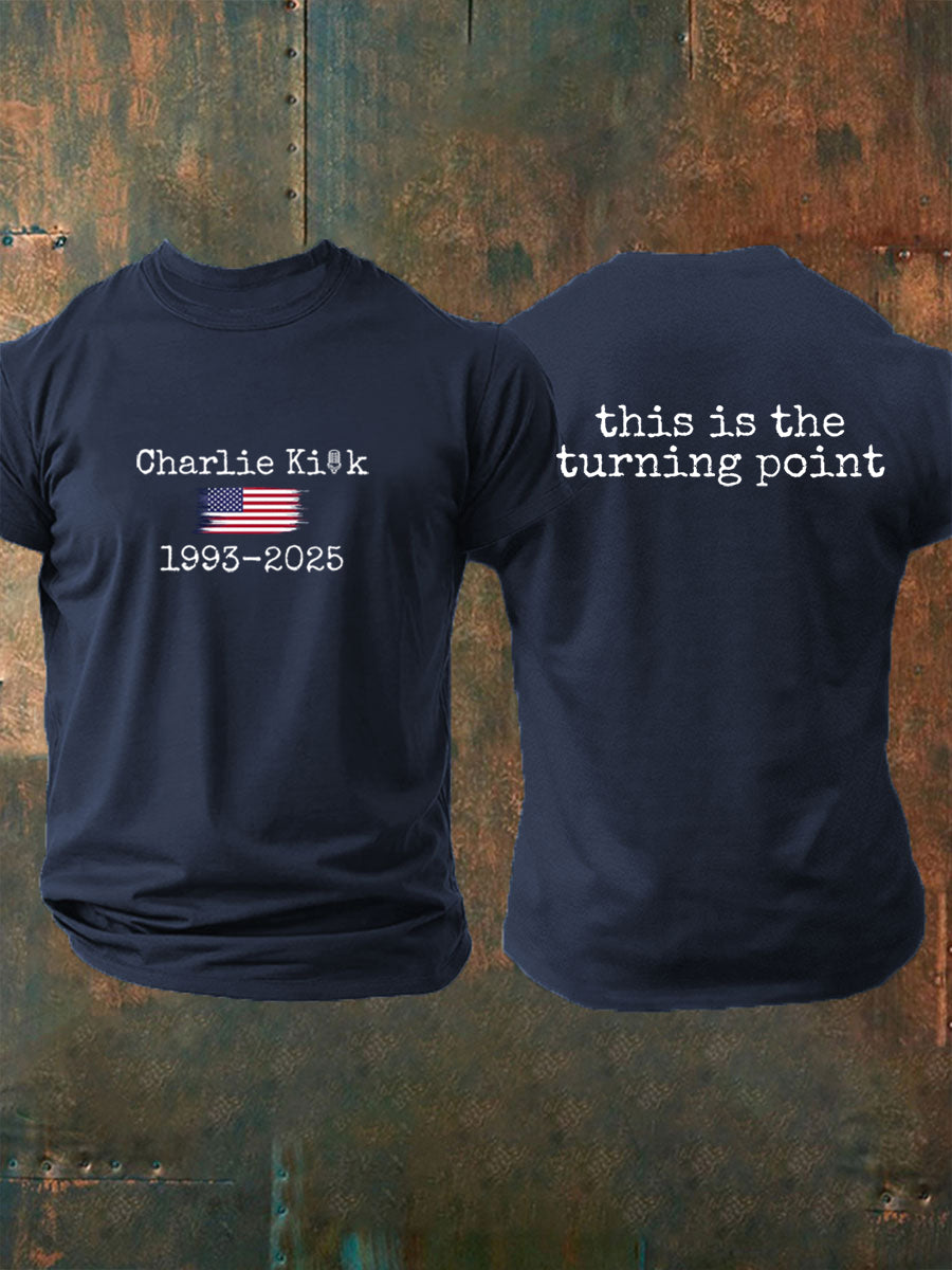 Men's This Is The Turning Point R.I.P Charlie Kirk Tee