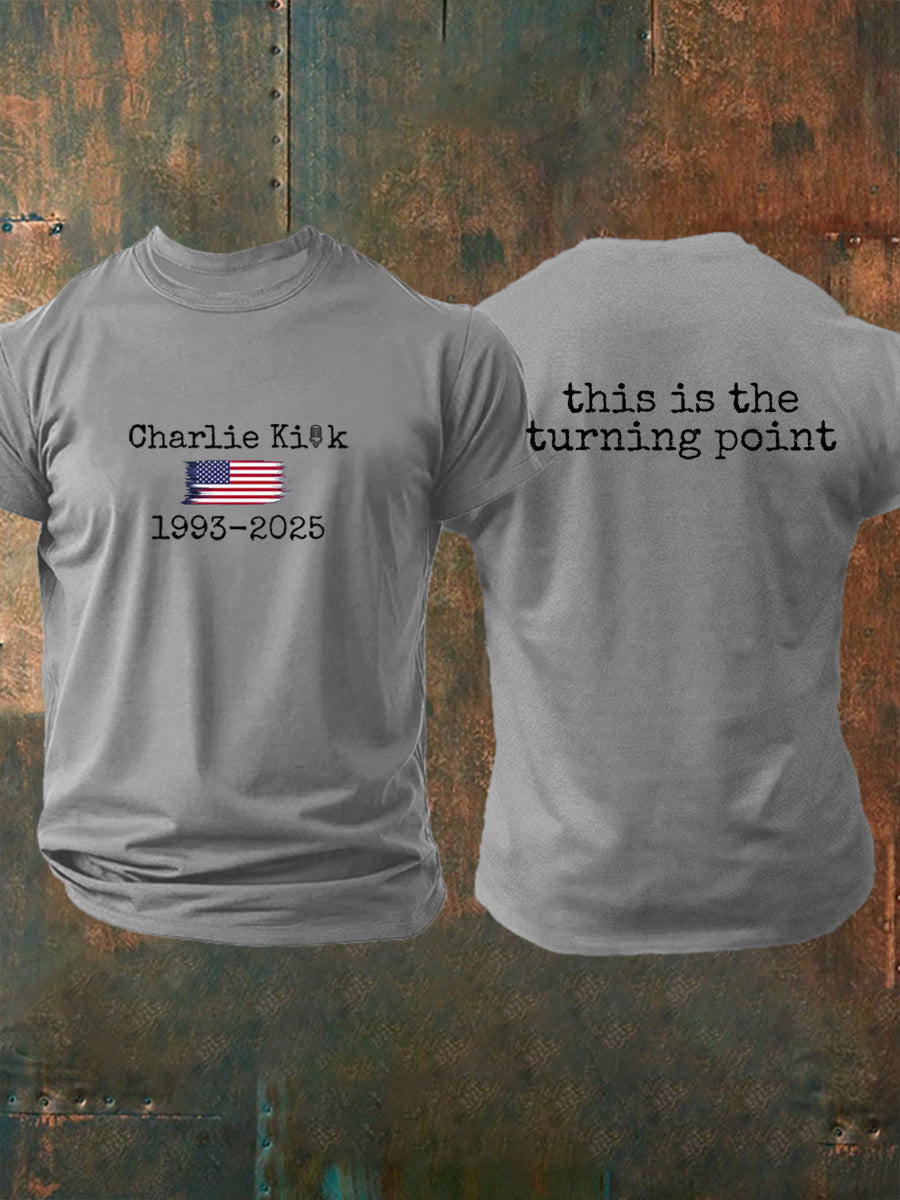 Men's This Is The Turning Point R.I.P Charlie Kirk Tee