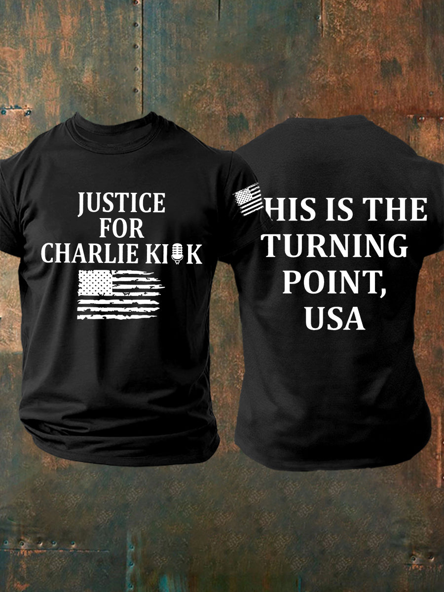 Men's This Is The Turning Point Short-sleeved T-shirt