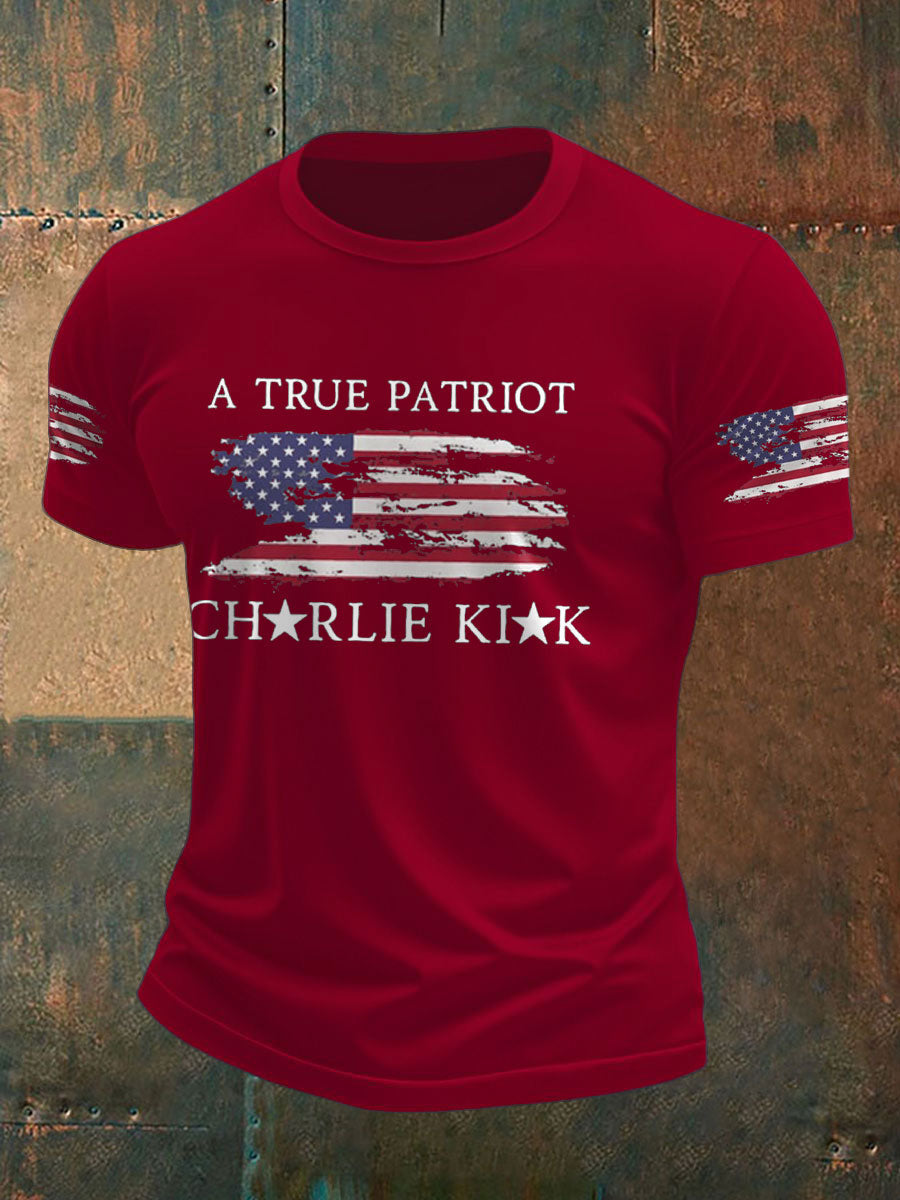 Men's Turning Point Flag Printed T-shirt