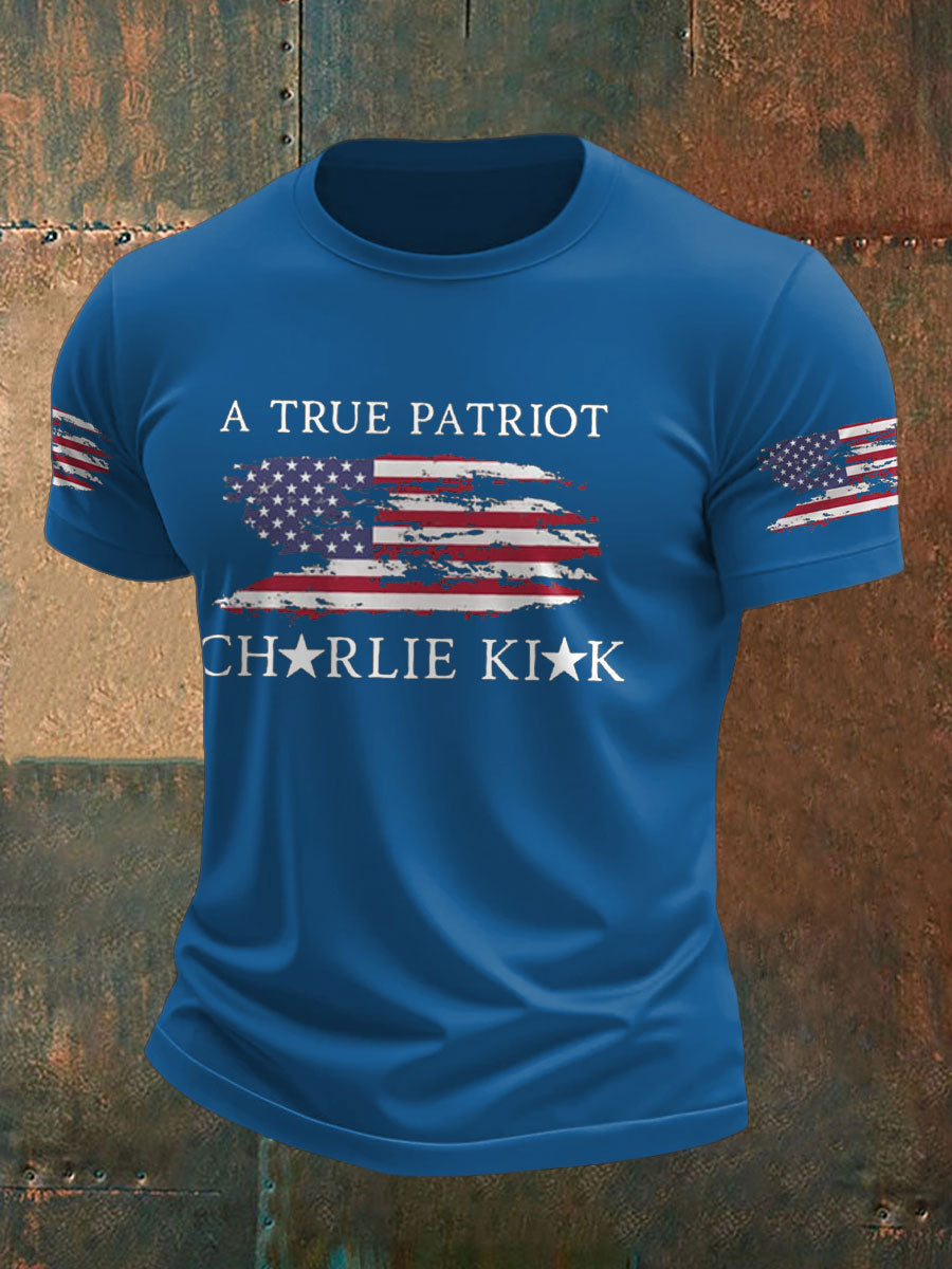 Men's Turning Point Flag Printed T-shirt