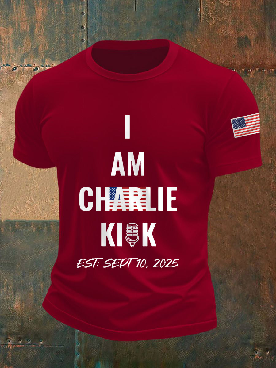 Men's We Are All Charlie Kirk Now! R.I.P Charlie Kirk Tee