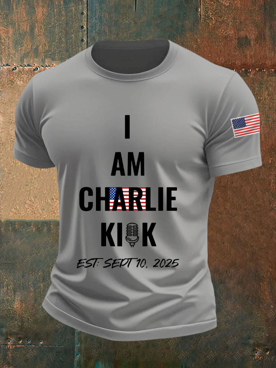 Men's We Are All Charlie Kirk Now! R.I.P Charlie Kirk Tee