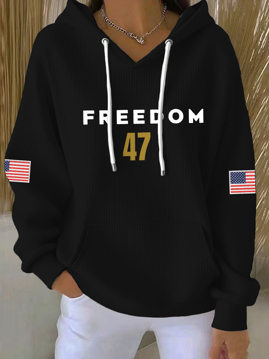 Women's Freedom 47 Flag Hoodie