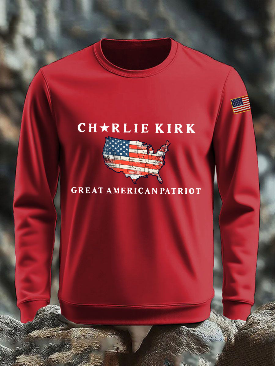 Men's Patriot Printed Sweatshirt