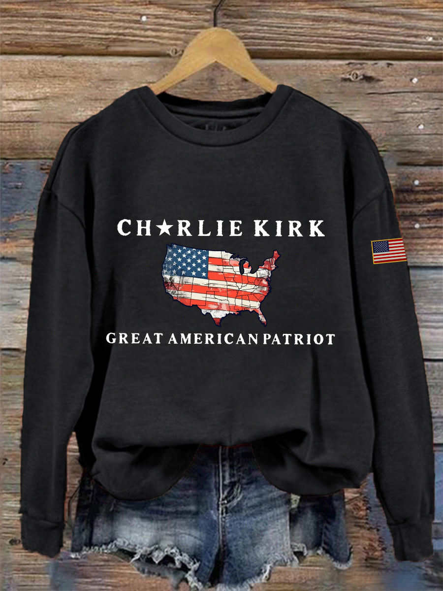 Women's patriotic sweatshirt
