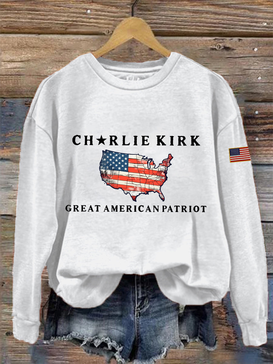 Women's patriotic sweatshirt