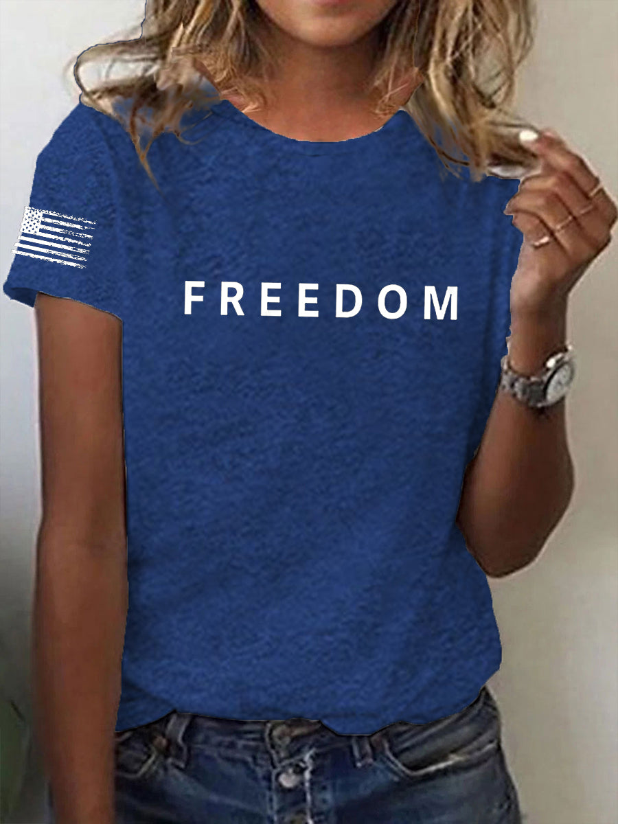 Women's Freedom Is Not Free R.I.P Charlie Kirk Short Sleeve T-Shirt