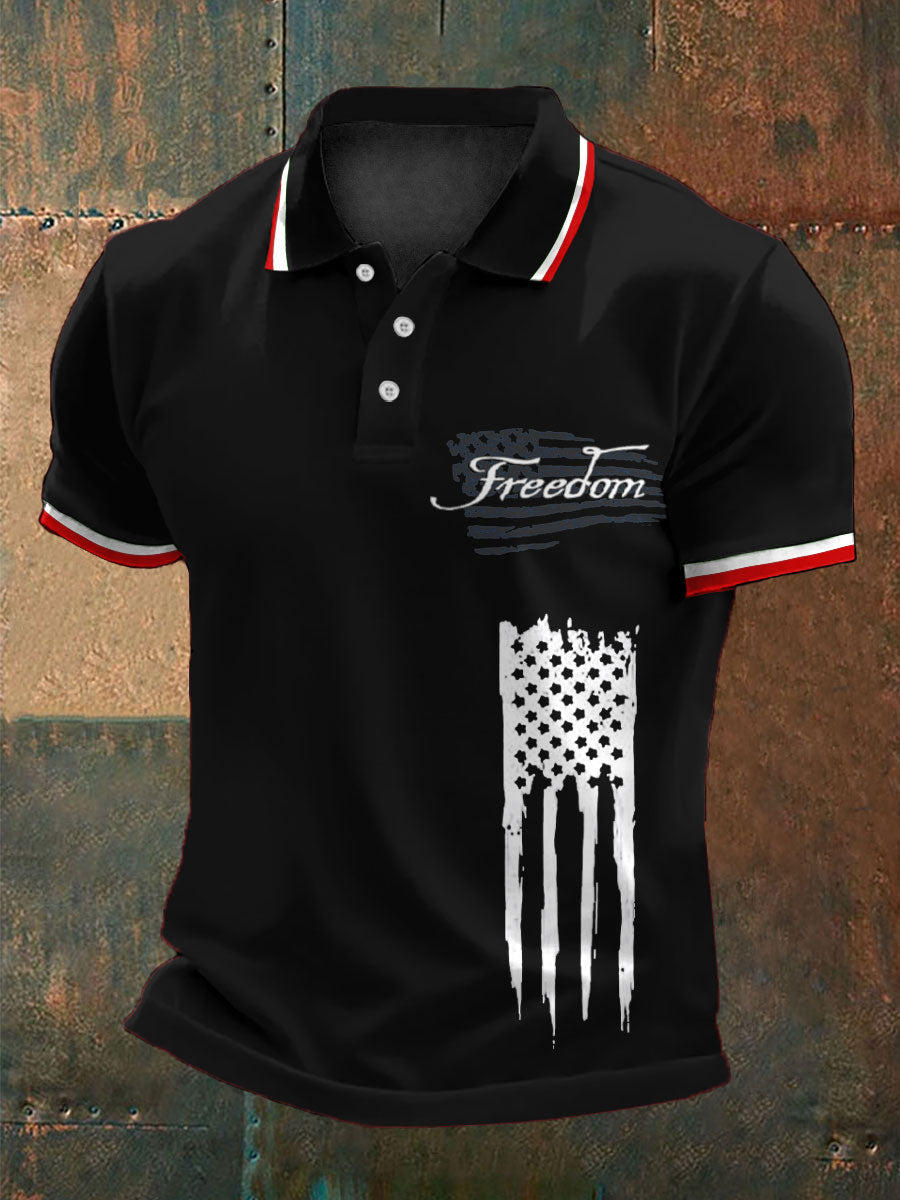 Men's Freedom Turning Point Printed Casual Tops