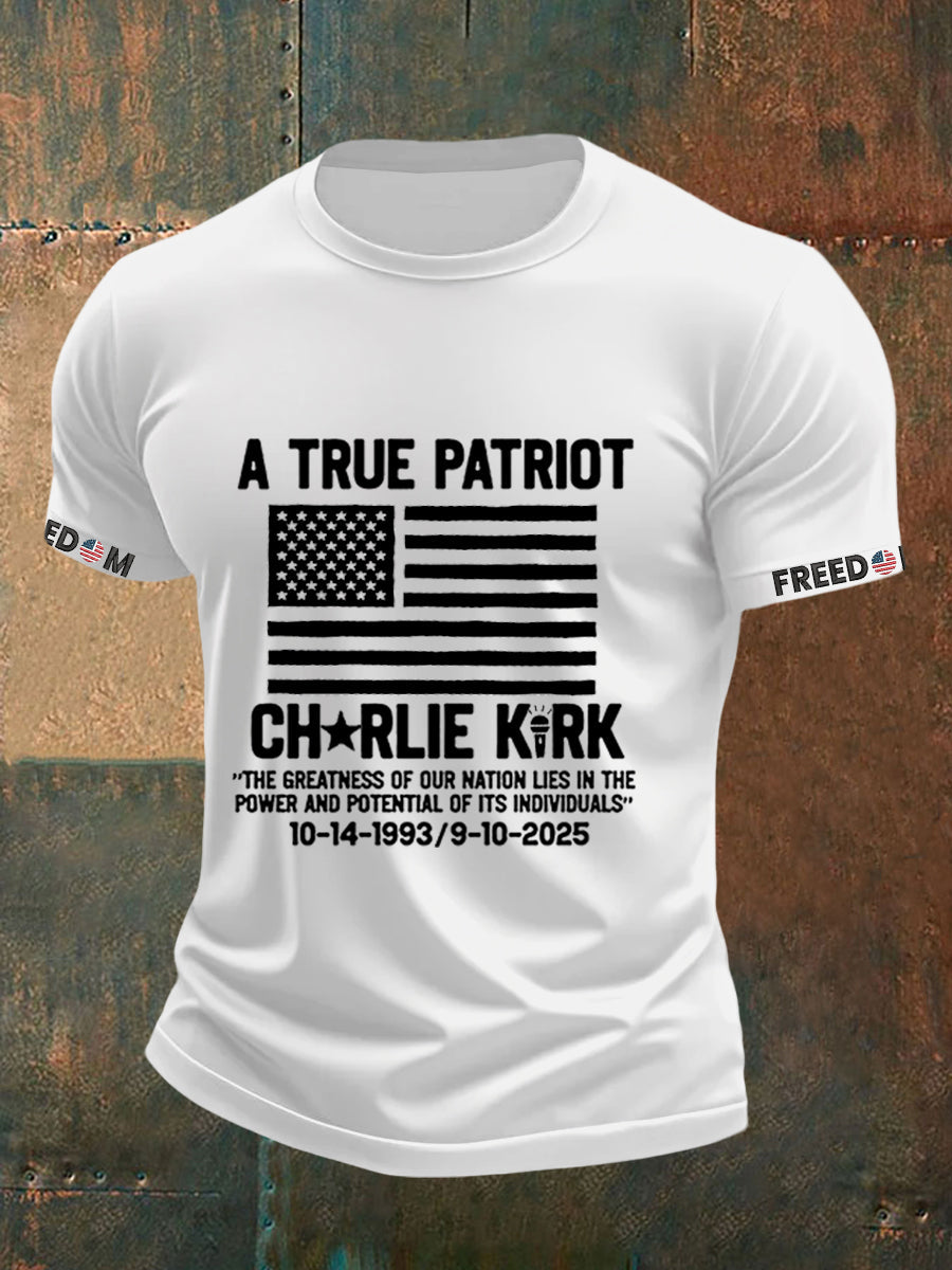 Men's R.I.P Charlie Kirk Short Sleeve T-shirt