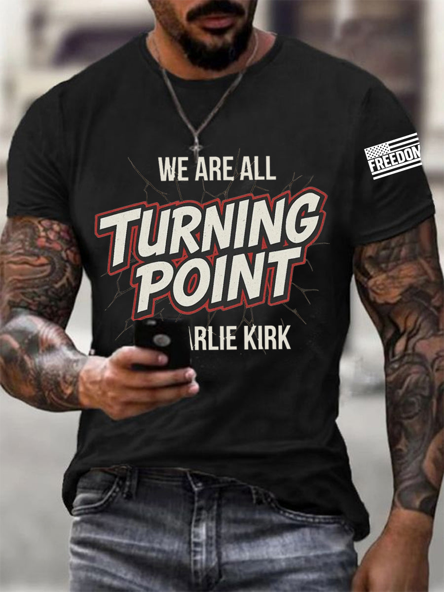 Men's We Are All Charlie Kirk Now! R.I.P Charlie Kirk Tee