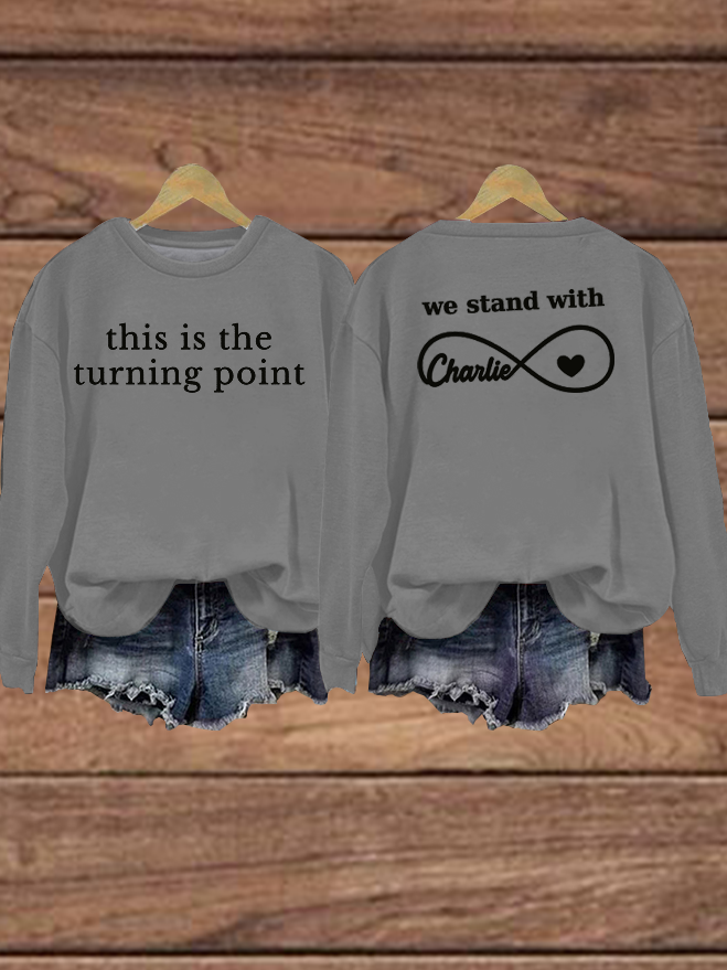 Women's Charlie Kirk Turning Point Regular Sweatshirt