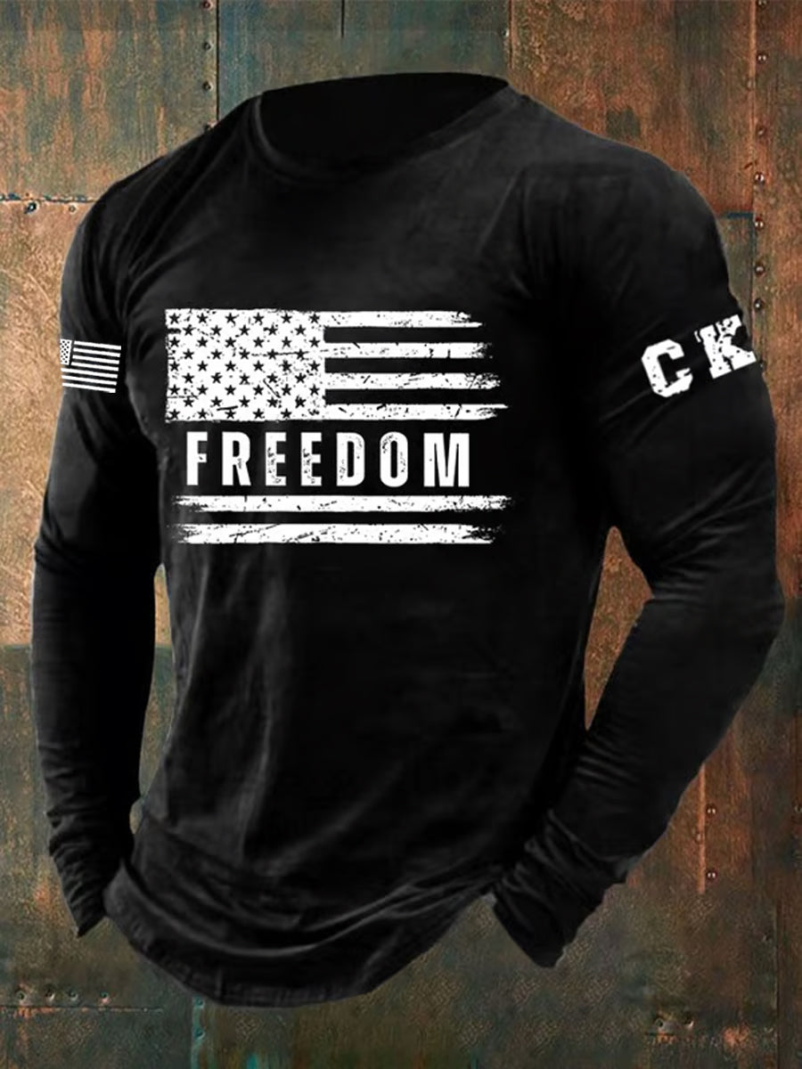 Men's Freedom Is Not Free R.I.P Charlie Kirk Long Sleeve T-shirt