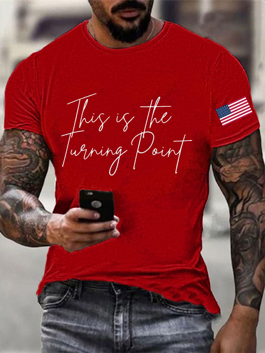 Men's This Is The Turning Point Printed T-shirt